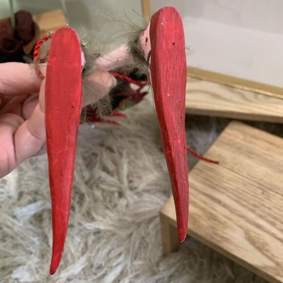 Dept 56 Patience Brewster Krinkles Red Poinsettia Fairy Figurine Ornament W/Box - Picture 15 of 17